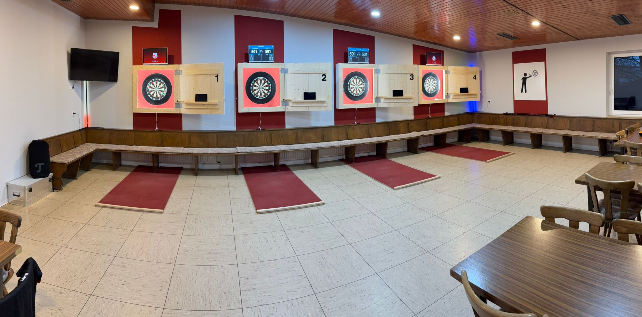 Dartanlage